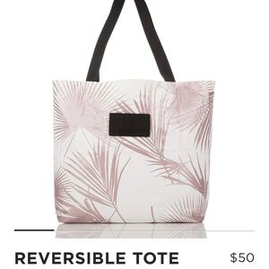 Aloha Collection Reversible Tote Bag - Pink Palm Design